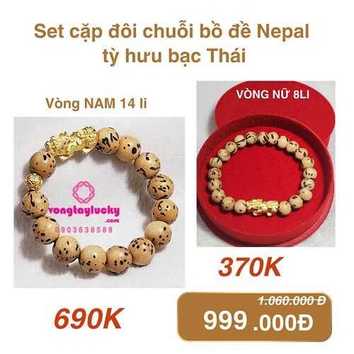 Chuỗi bồ đề thiên nhãn mix tỳ hưu bạc Thái trừ tà, may mắn tài lộc