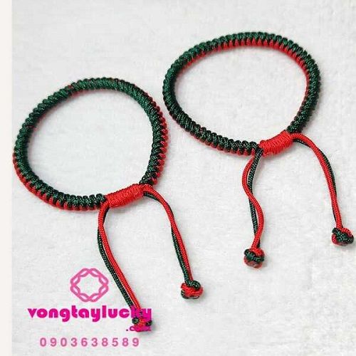 vòng tay chỉ đỏ Thái lan, vòng tay may mắn, vòng tay cát tường, vòng tay phối phụ kiện bạc  Thái, vòng tay phong thủy, vòng tay handmade