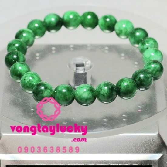 òng tay mệnh mộc, vòng tay màu xanh lá, vòng tay đá cẩm thạch 8li, vòng tay nữ, vòng tay mệnh hỏa, vòng tay đẹp, vòng tay đá xanh lục