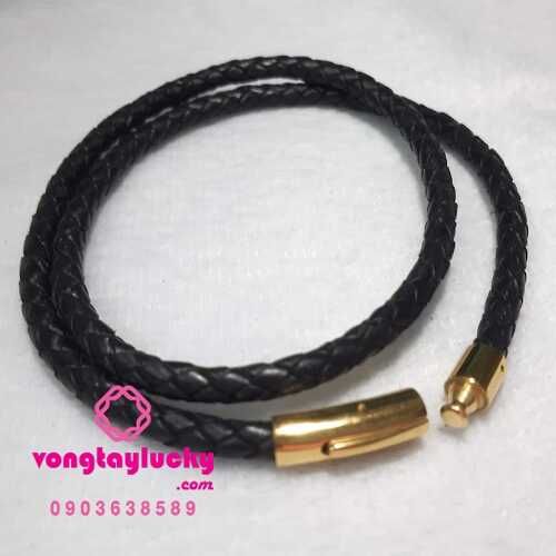 dây cổ, dây cổ bằng da, dây da khóa bấm, dây da khóa xi vàng, dây da 5li