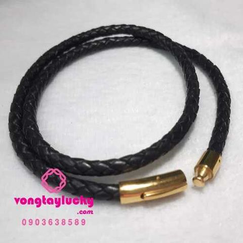 dây cổ, dây cổ bằng da, dây da khóa bấm, dây da khóa xi vàng, dây da 5li