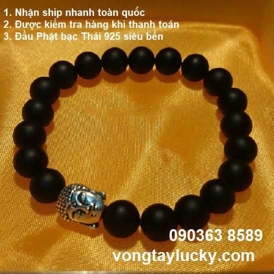 Đá đen mờ phối bạc Thái