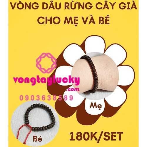 dâu rừng, vòng tay cho bé, vòng dâu mẹ và bé, quà tặng bé