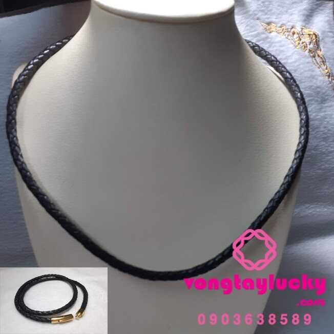 dây cổ, dây cổ bằng da, dây da khóa bấm, dây da khóa xi vàng, dây da 5li