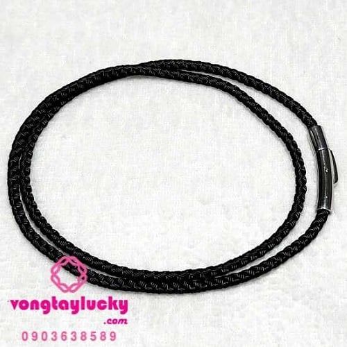 dây cổ, dây đeo đá phong thủy, dây cổ vải dù, dây cổ màu đen, dây cổ đẹp, dây cổ 3li