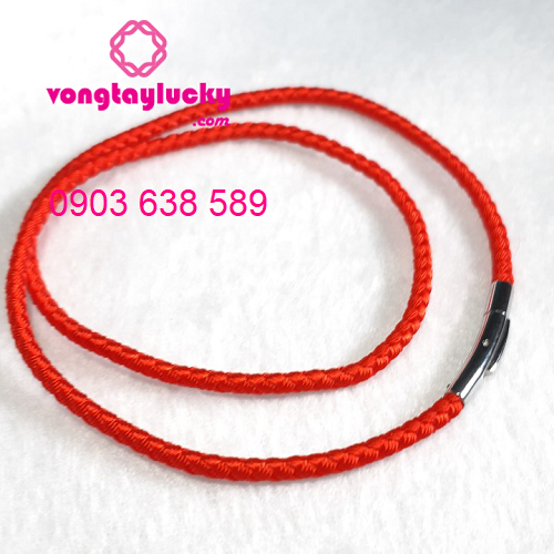 dây cổ vải dù, dây cổ vải dù đỏ 3li, dây cổ màu đỏ