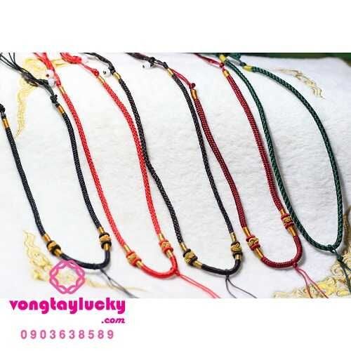 Dây chuyền cổ đeo đá phong thủy dạng dây rút co giản tùy thích