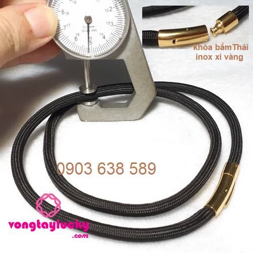 vòng cổ nam, dây cổ vải dù Thái Lan, dây cổ Thái, dây cổ cho nam, dây cổ khóa bấm inox, dây cổ đeo đá phong thủy, dây cổ cho nam, dây cổ khóa vàng, dây cổ 5li, dây cổ loại tốt, mua dây cổ đẹp