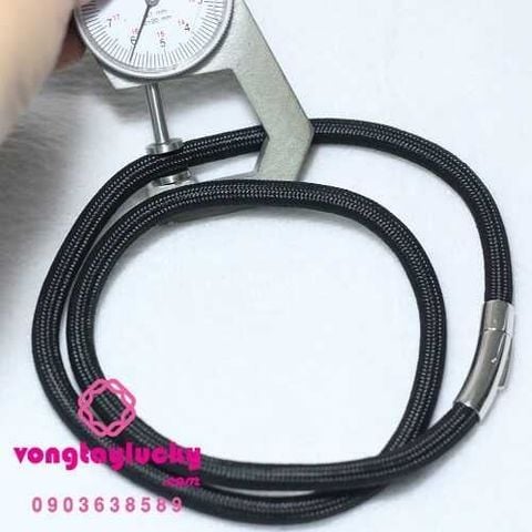 dây đeo đá phong thủy, dây cổ, dây cổ vải dù Thái lan, dây cổ siêu bền, dây cổ màu đen, dây cổ nam, dây đeo mặt Phật, dây đeo mặt đá, dây 6li