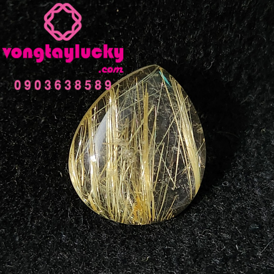 mặt dây chuyền, mặt cổ thạch anh tóc vàng, mặt dây chuyền giọt nước, mặt dây chuyền đẹp, thạch anh tóc vàng thiên nhiên đeo cổ, mặt dây chuyền mệnh kim