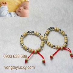 Vòng dây 108 hạt, vòng dâu cho bé, dâu tằm
