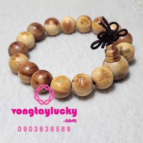 gỗ huỳnh đàn vòng tay trừ tà vòng tay bình an vòng tay may mắn chuỗi hạt phong thủ