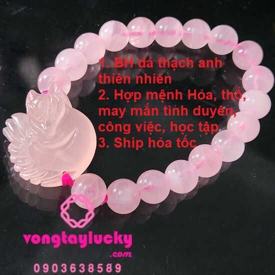 hồ ly thạch anh hồng đẹp,hồ ly 9 đuôi,hồ ly thạch anh hồng, hồ ly đá phong thủy, những điều cấm kỵ khi đeo hồ ly,mặt đá hồ ly,hồ ly mệnh hỏa, hồ ly cầu duyên, vòng tay hồ ly đá thạch anh