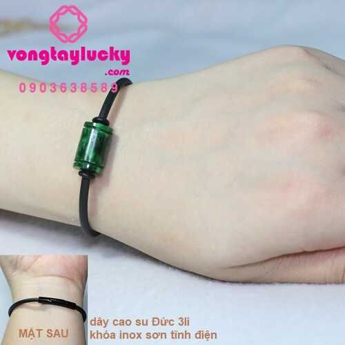 vòng tay mệnh mộc, vòng tay đá cẩm thạch, vòng tay ngọc thủy phí lu thống, vòng tay handmade, dây da 3li, vòng tay đá lu thống, vòng tay phong thủy
