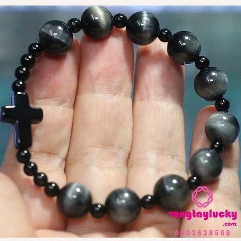 chuỗi mân côi, chuỗi mân côi đá mắt hổ, kinh mân côi, ca1h lần hạt mân côi, vòng công giáo, vòng tay mệnh thủy vòng tay mệnh mộc, vòng tay nữ