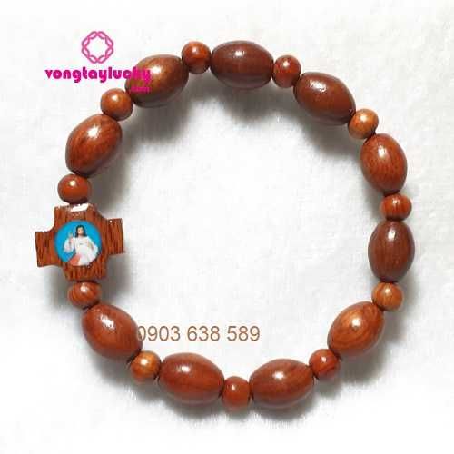 Chuỗi mân côi gỗ cẩm lai