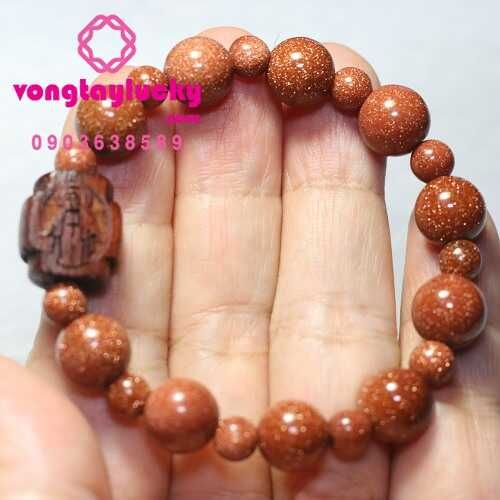 chuỗi mân côi, vòng tay công giáo, chuỗi mân côi đá kim sa, vòng tay mệnh thổ