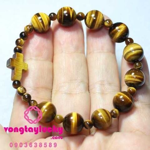 vòng tay đá mắt hổ,vòng tay công giáo, chuỗi mân côi, trang sức công giáo,vongphongthuy, matho, mathotựnhiên, vongtaydathat