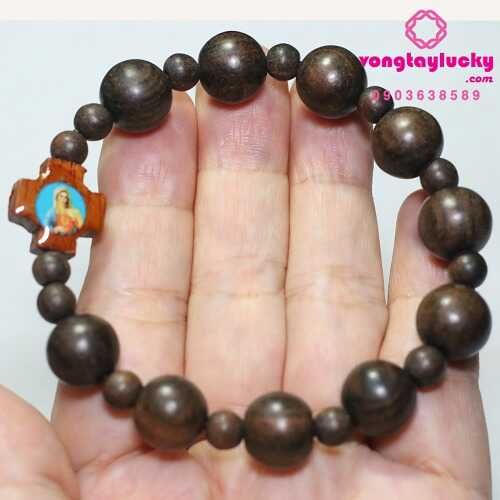 Chuỗi mân côi gỗ mun