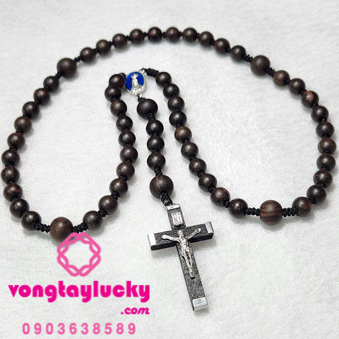 chuỗi mân côi mệnh mộc, tràng hạt mân côi, chuỗi mân côi gỗ mun, tràng, tràng hạt mân côi 50, dây cổ thánh giá ý, tràng hạt mân côi gỗ quý, vòng cổ thánh giá, lần hạt mân côi, gỗ mun tự nhiên