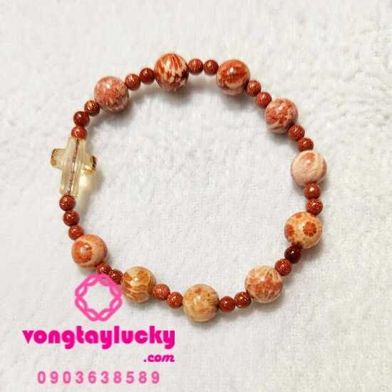 vòng tay công giáo, chuỗi mân côi, vòng tay phong thủy, vòng tay đẹp, vòng tay nữ, vòng tay mệnh thổ