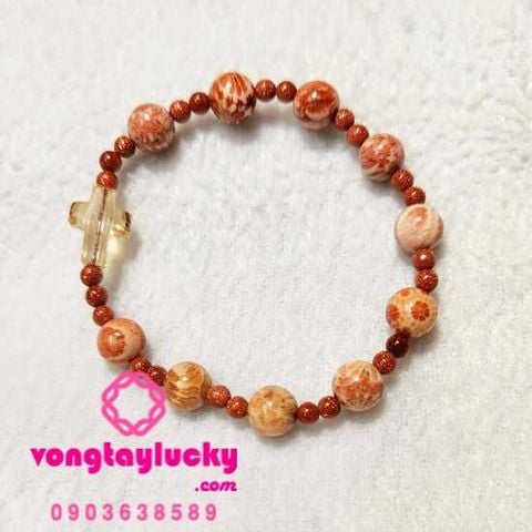vòng tay công giáo, chuỗi mân côi, vòng tay phong thủy, vòng tay đẹp, vòng tay nữ, vòng tay mệnh thổ