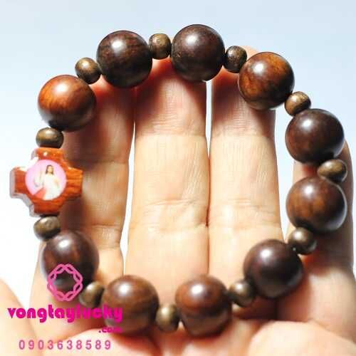Chuỗi mân côi gỗ trắc 12li và 14li -16li