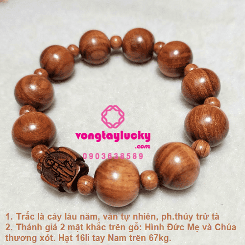 Chuỗi mân côi gỗ trắc 12li và 14li -16li