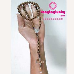 gỗ huyết long nu, chuỗi mân côi, vòng tay nam nữ, vòng tay công giáo, trầm hương