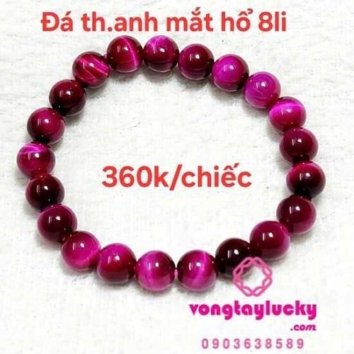 Set Quà tặng duyên dáng đá mắt hổ 8li: (mã A 25)
