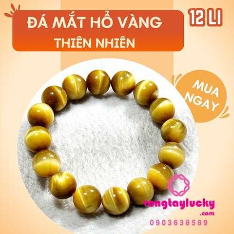 vòng tay đá mắt hổ, đá mắt hổ vàng, đá thạch anh mắt hổ, đá mắt hổ vàng thiên nhiên