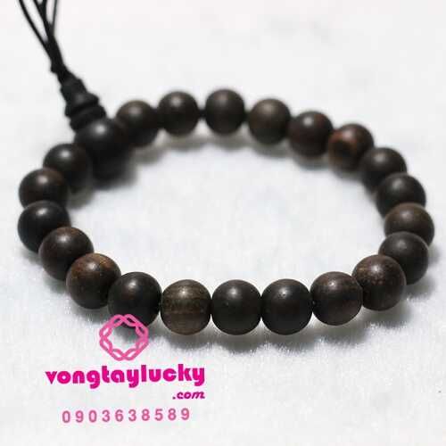 Vòng tay gỗ mun tự nhiên từ 8li -20 li