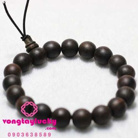 vòng tay mệnh mộc, vòng tay gỗ minh, chuỗi hạt phong thủy, chuỗi gỗ mun 10li, chuỗi gỗ mun tự nhiên
