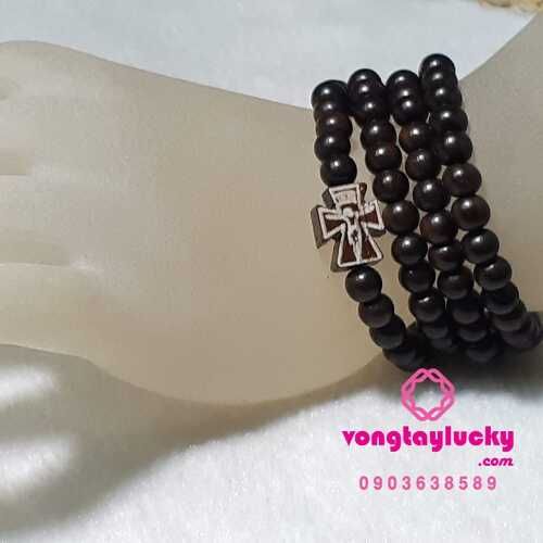 Chuỗi mân côi gỗ mun