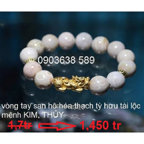 ng tay tỳ hưu, vòng tay mệnh kim, vòng tay san hô hóa thạch,vòng tay mệnh thủy, vòng tay nam