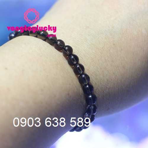 thạch anh khói vòng đeo tay vòng tay phong thủy chuỗi quấn tay thạch anh khói vòng tay mệnh thủy
