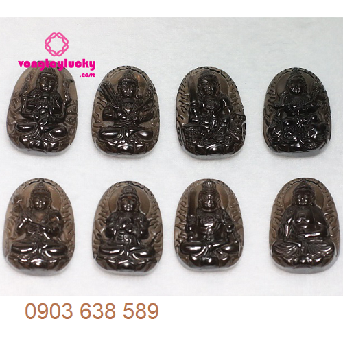 Phật bản mệnh thạch anh khói