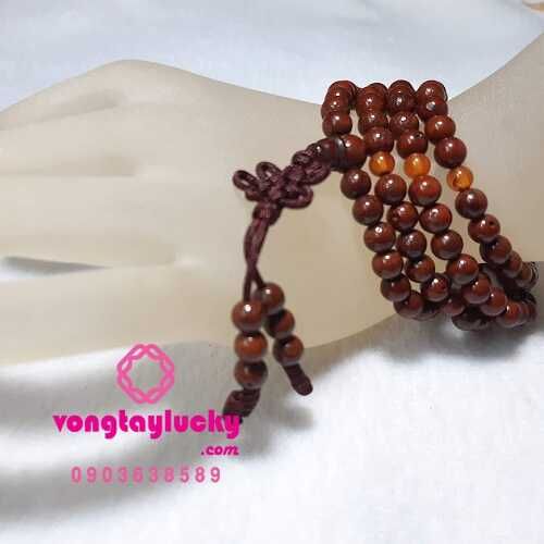 Bồ đề tinh nguyệt 108 hạt nâu