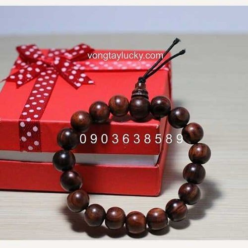 Chuỗi đeo tay gỗ trắc đẹp tự nhiên các size