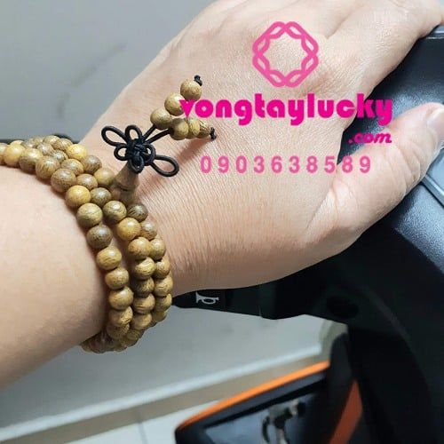 Chuỗi 108 trầm hương tốc kiến tự nhiên 7li-8li