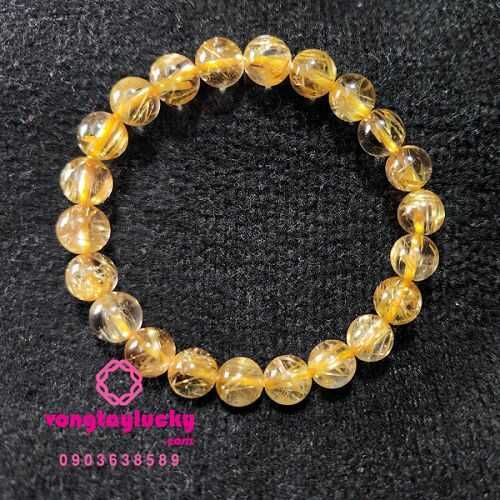 Thạch anh tóc vàng Vip 6A