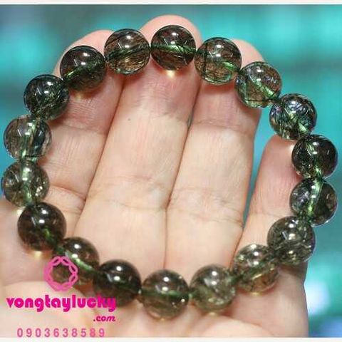 thạch anh tóc xanh lá, thạch anh tóc xanh, vòng tay nữ, vòng tay mệnh mộc, vòng tay may mắn,  vòng tay mệnh hỏa, vòng tay đẹp, vòng tay đá tự nhiên