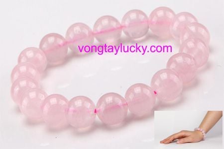 Vòng tay thạch anh hồng