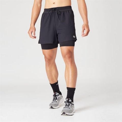 Quần Thể Thao 2 lớp GG Square 2in1