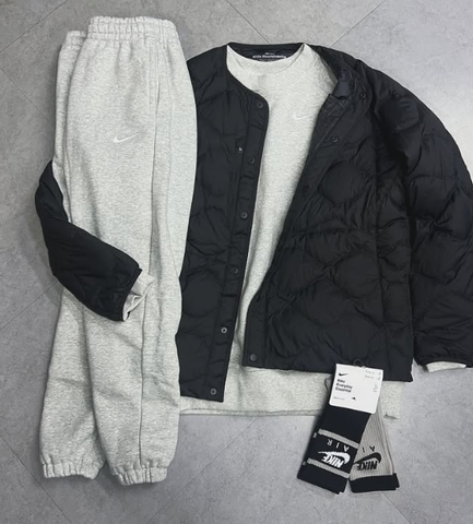 Quần Dài Nỉ N Essential Bo Nhỏ