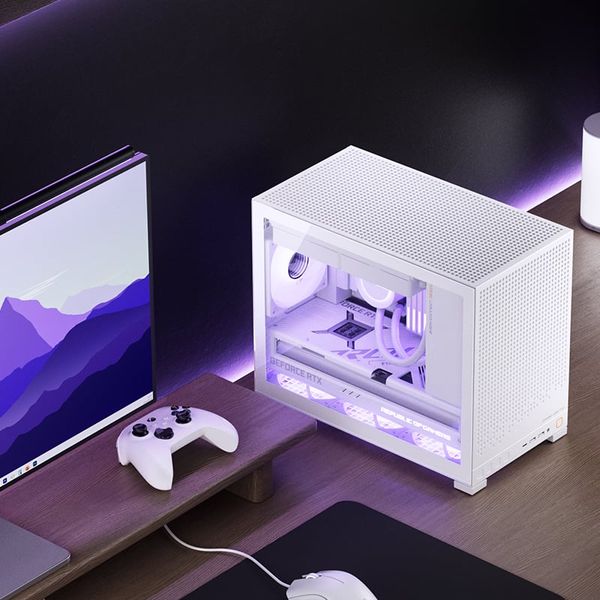 Vỏ Case Jonsbo D32 Pro (Đen/ Trắng, Mini M-ATX)
