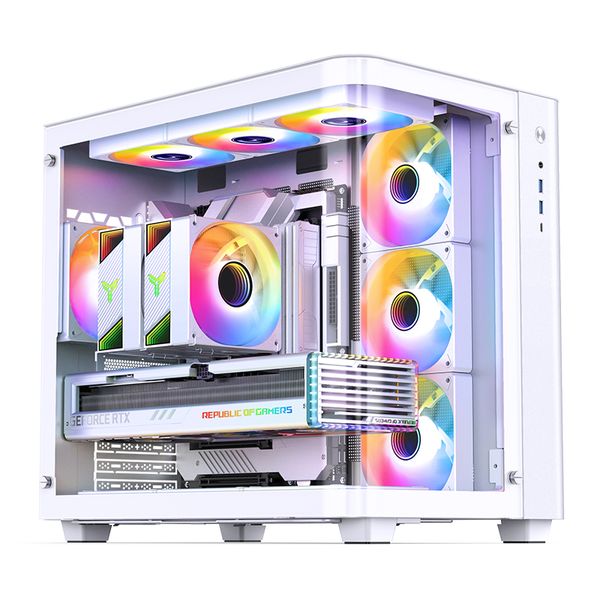 Vỏ Case Jonsbo TK-3 Black/ White (ATX, Mid Tower)