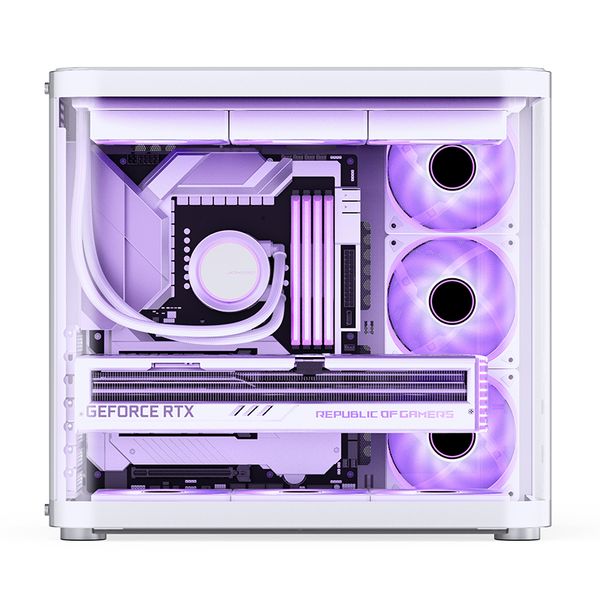 Vỏ Case Jonsbo TK-2 Black/ White (MATX, Mid Tower)