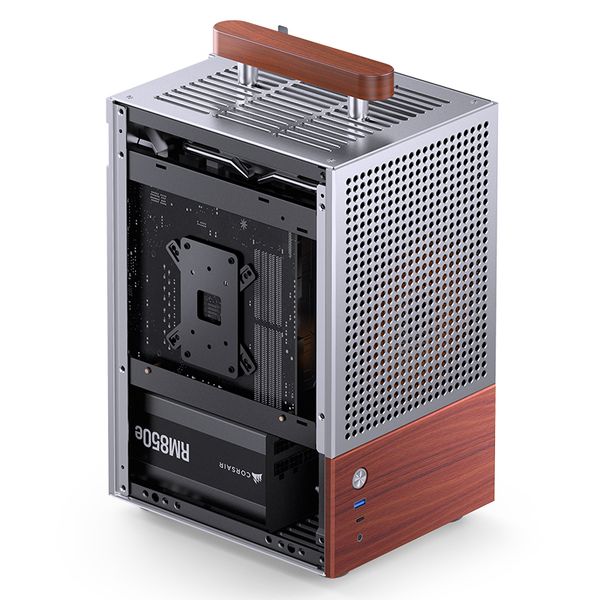 Vỏ Case Jonsbo T6 (Đen/ Trắng, ITX, Mini Tower)