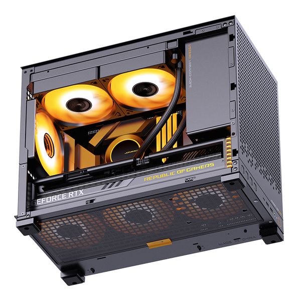 Vỏ Case Jonsbo D32 Pro (Đen/ Trắng, Mini M-ATX)